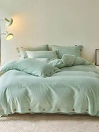 Gingham Bedding Set - Purple