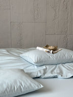 Haven Herringbone Cotton Jacquard Duvet Cover original reference image 4