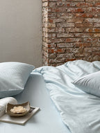 Haven Herringbone Cotton Jacquard Duvet Cover original reference image 6