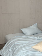 Haven Herringbone Cotton Jacquard Duvet Cover original reference image 7