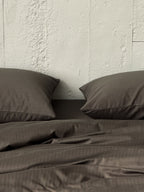 Haven Herringbone Cotton Jacquard Duvet Cover original reference image 9
