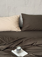 Haven Herringbone Cotton Jacquard Duvet Cover original reference image 12
