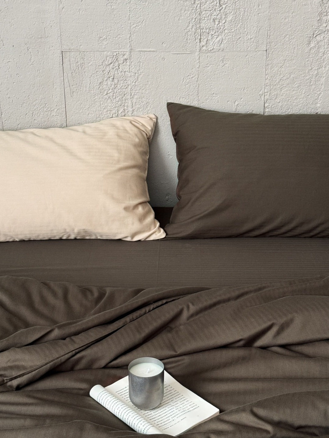 Haven Herringbone Cotton Jacquard Duvet Cover original reference image 12