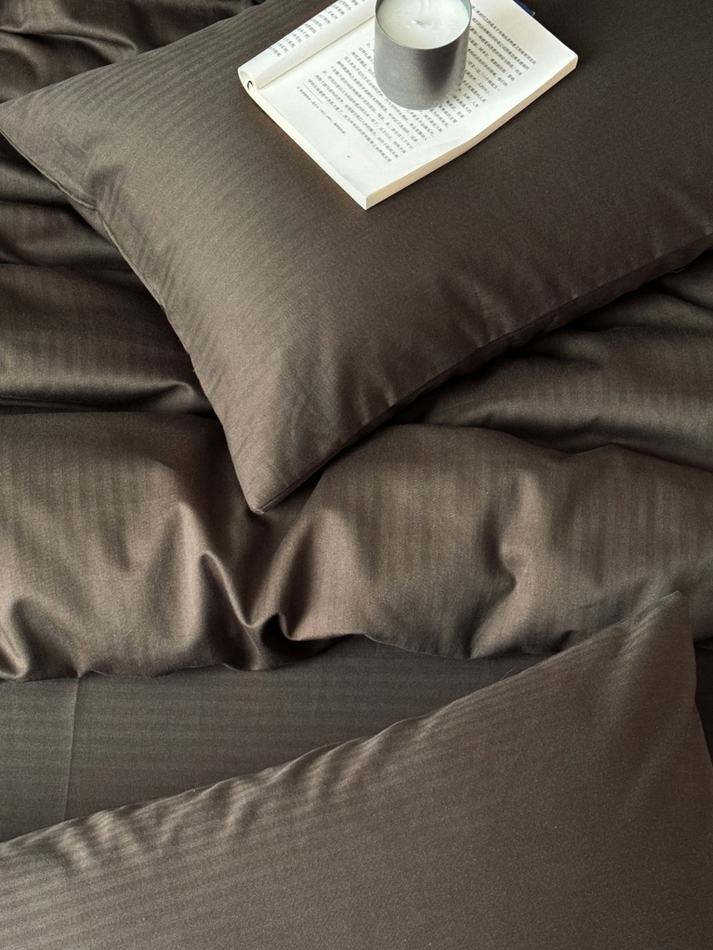 Haven Herringbone Cotton Jacquard Duvet Cover original reference image 13