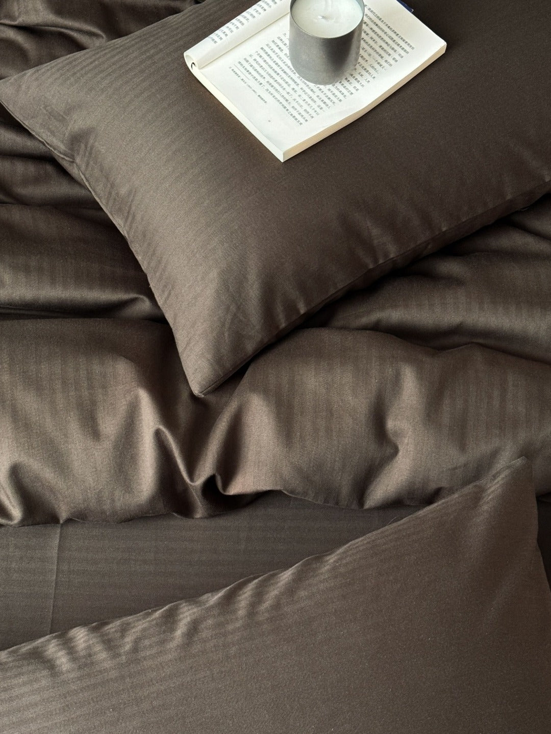 Haven Herringbone Cotton Jacquard Duvet Cover original reference image 13