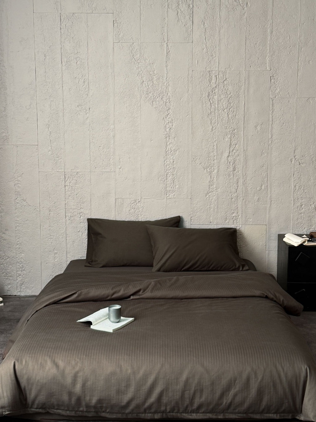 Haven Herringbone Cotton Jacquard Duvet Cover original reference image 16