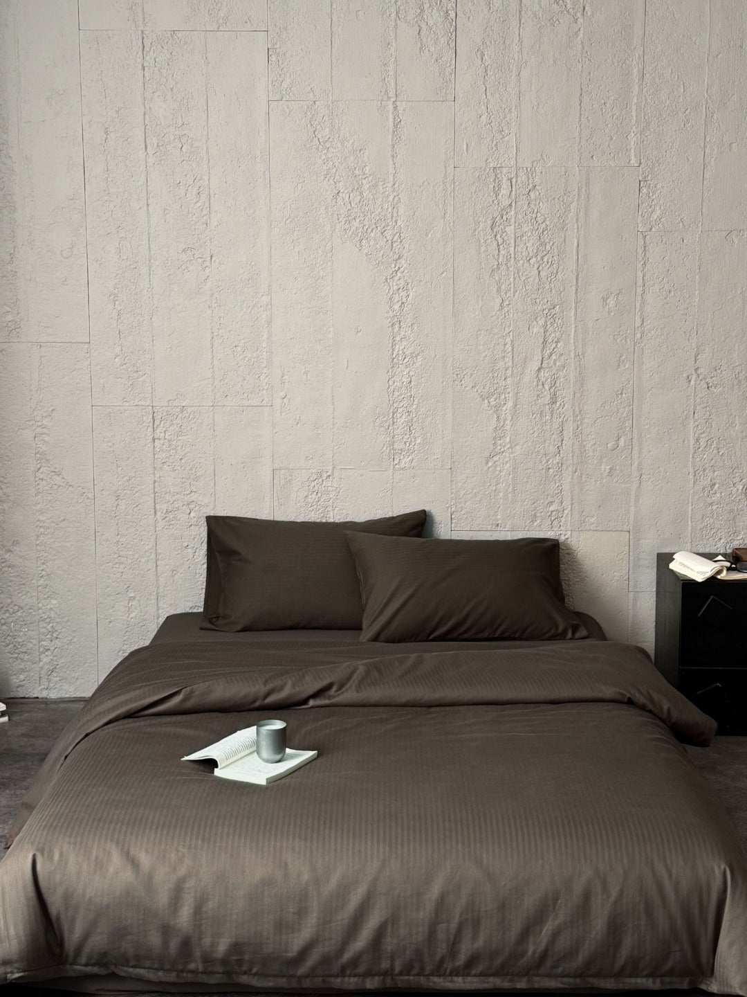 Haven Herringbone Cotton Jacquard Duvet Cover original reference image 16