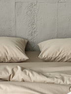 Haven Herringbone Cotton Jacquard Duvet Cover original reference image 17