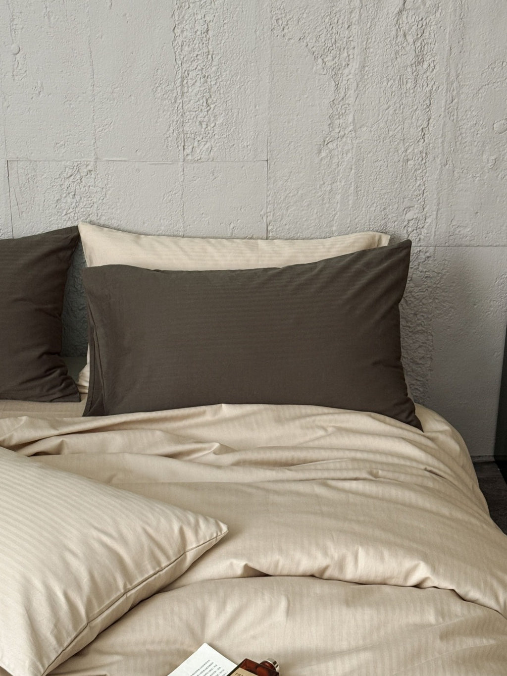 Haven Herringbone Cotton Jacquard Duvet Cover original reference image 19