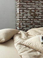 Haven Herringbone Cotton Jacquard Duvet Cover original reference image 22