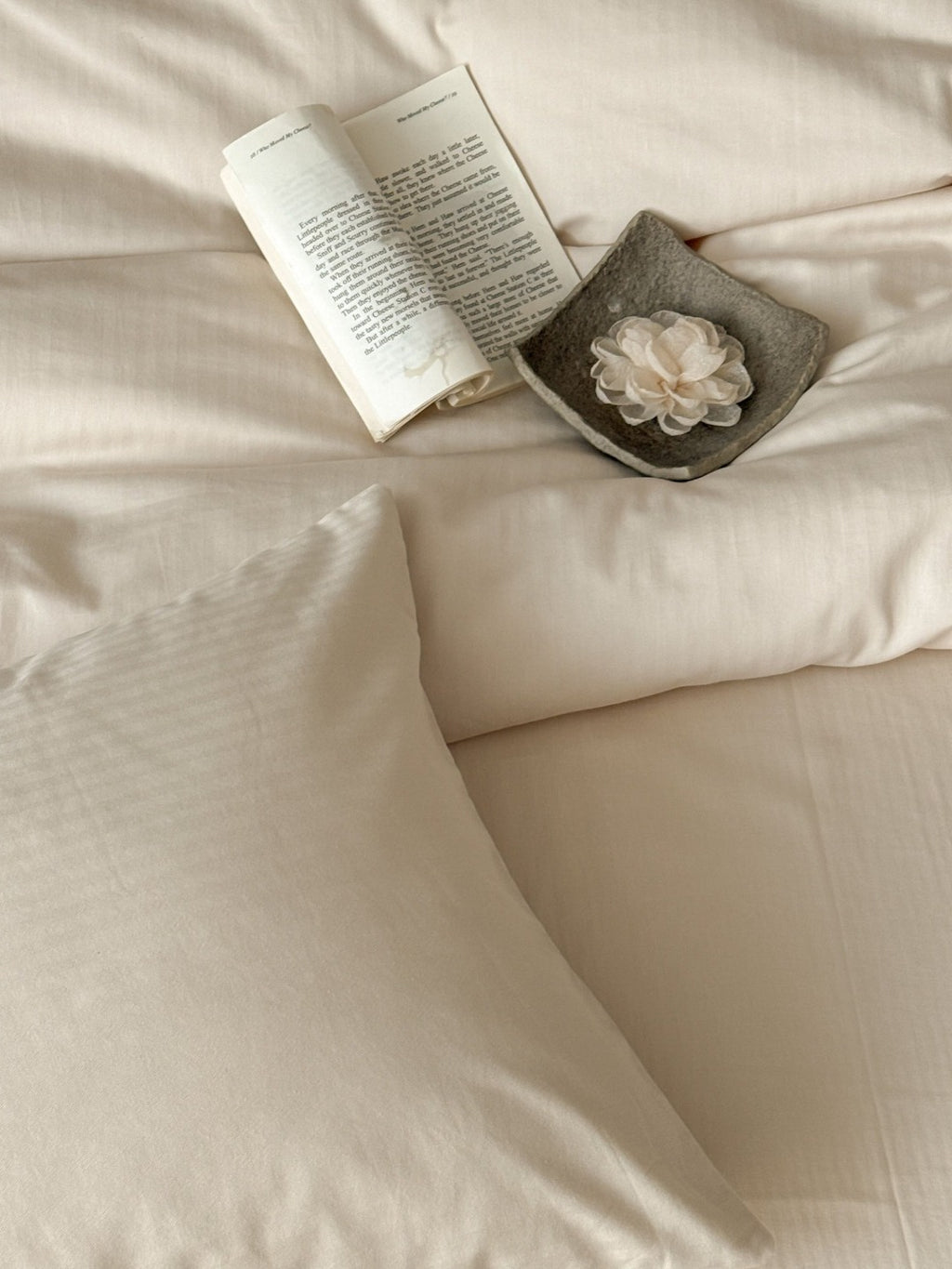 Haven Herringbone Cotton Jacquard Duvet Cover original reference image 28