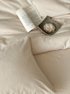Haven Herringbone Cotton Jacquard Duvet Cover original reference image 28