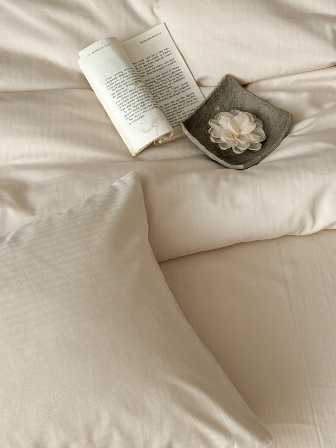 Haven Herringbone Cotton Jacquard Duvet Cover original reference image 28