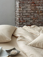 Haven Herringbone Cotton Jacquard Duvet Cover original reference image 30
