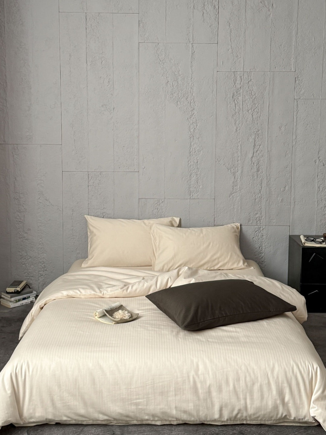 Haven Herringbone Cotton Jacquard Duvet Cover original reference image 32