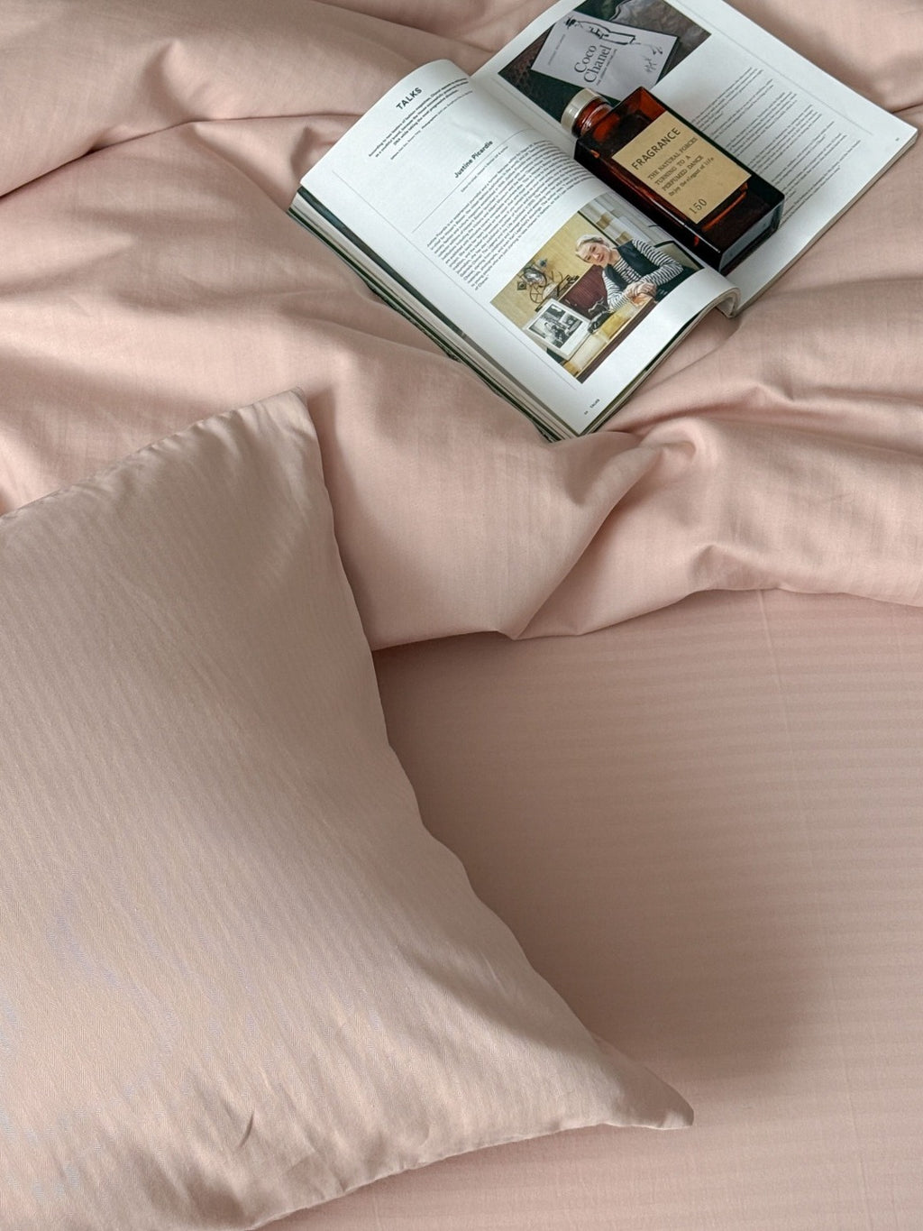 Haven Herringbone Cotton Jacquard Duvet Cover original reference image 52