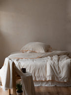 Haven Tencel Linen Blend Duvet Cover original reference image 6