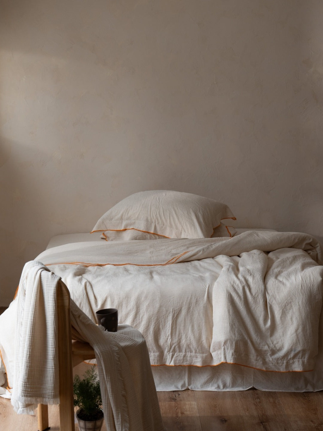 Haven Tencel Linen Blend Duvet Cover original reference image 6
