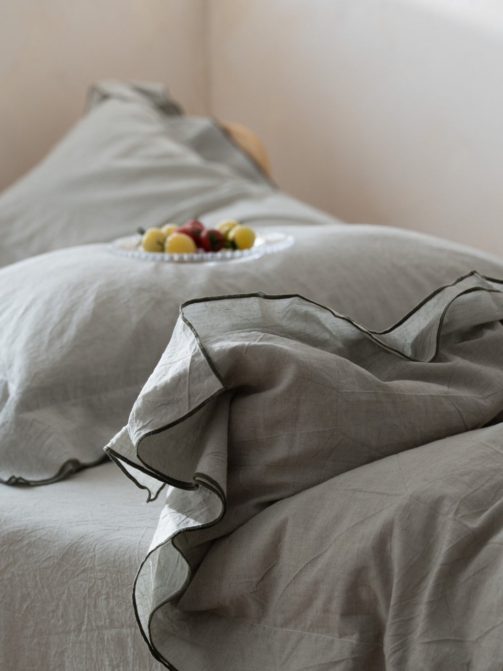 Haven Tencel Linen Blend Duvet Cover original reference image 12