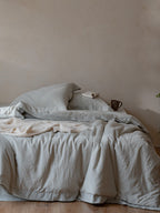Haven Tencel Linen Blend Duvet Cover original reference image 14