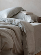 Haven Tencel Linen Blend Duvet Cover original reference image 15