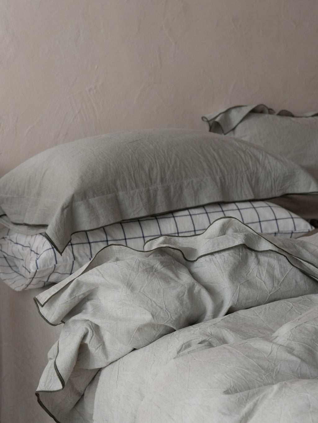Haven Tencel Linen Blend Duvet Cover original reference image 16