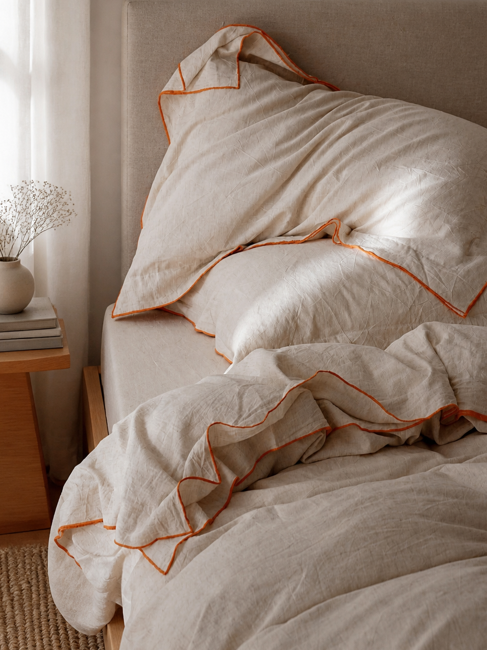 Haven Tencel Linen Blend Duvet Cover social image