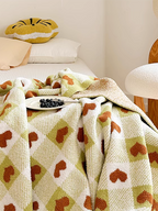 Heart Checkerboard Blanket