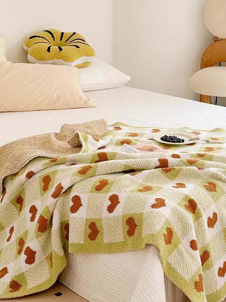 Heart Checkerboard Blanket
