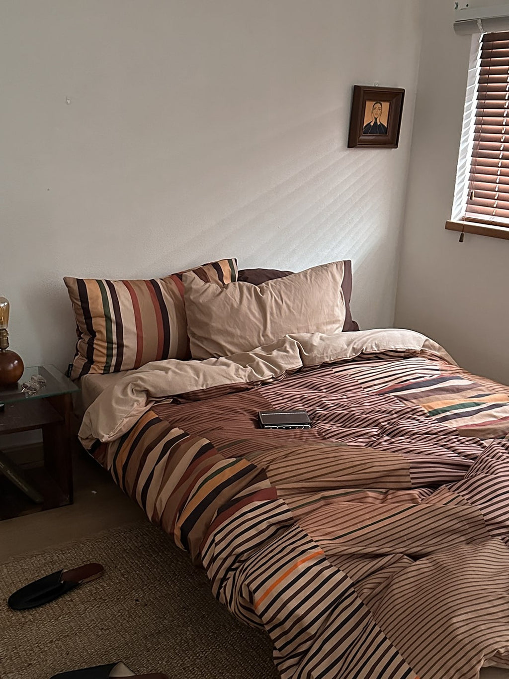 Hearth Plaid Brushed Cotton Duvet Cover Set original reference image 1
