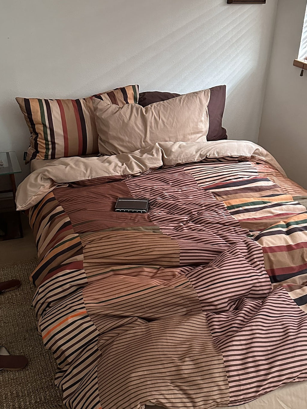 Hearth Plaid Brushed Cotton Duvet Cover Set original reference image 3
