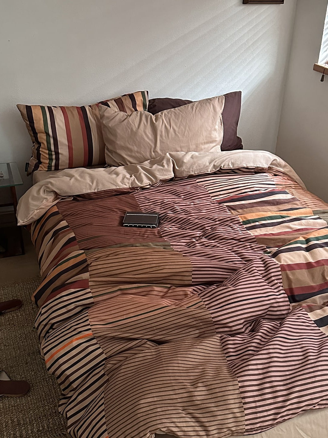 Hearth Plaid Brushed Cotton Duvet Cover Set original reference image 3