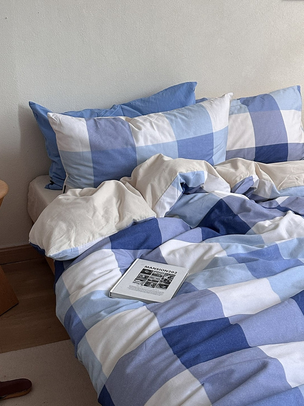 Hearth Plaid Brushed Cotton Duvet Cover Set original reference image 7