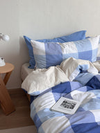 Hearth Plaid Brushed Cotton Duvet Cover Set original reference image 9
