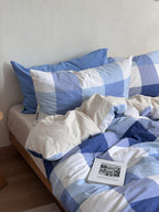 Hearth Plaid Brushed Cotton Duvet Cover Set original reference image 11