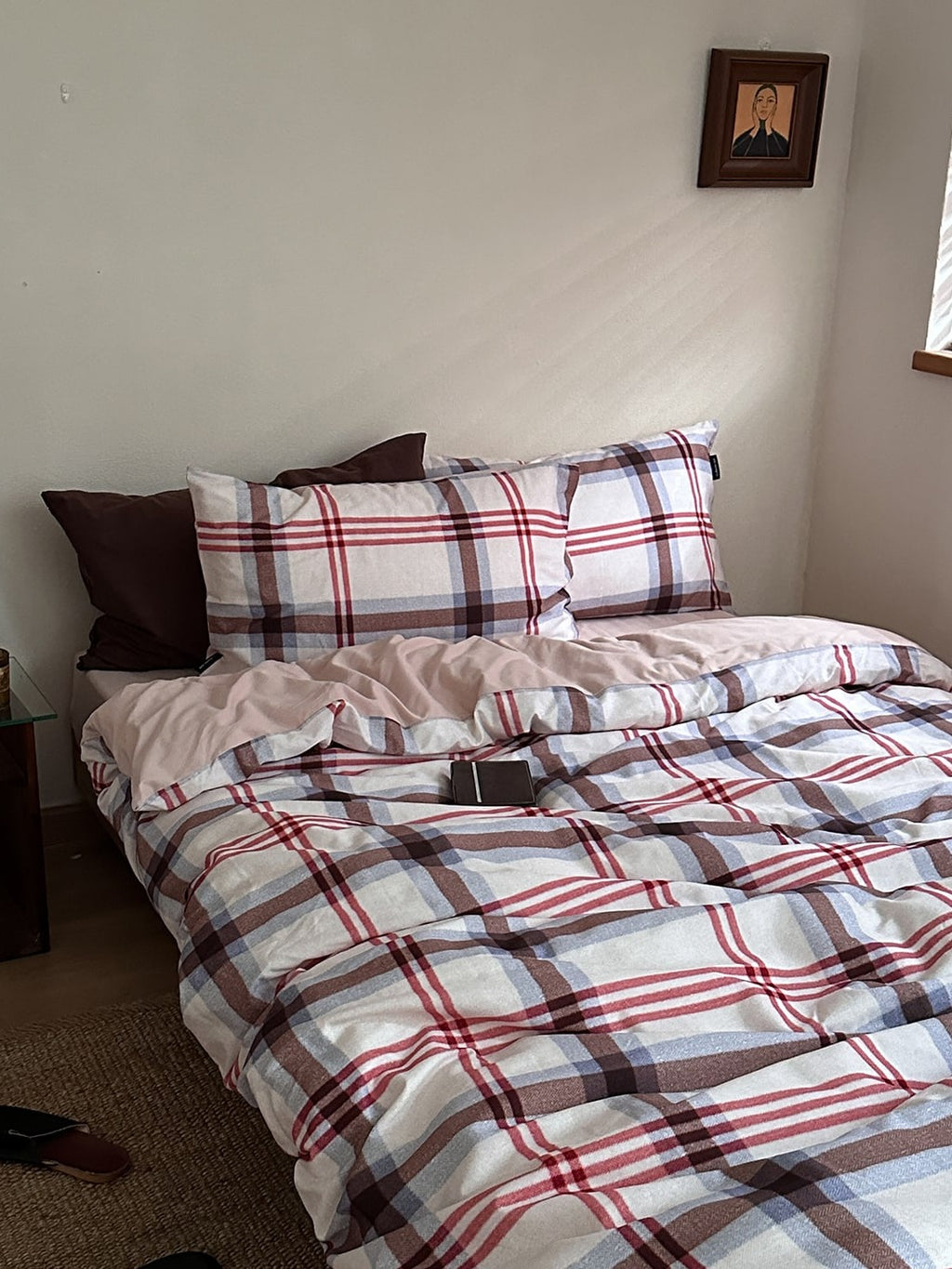 Hearth Plaid Brushed Cotton Duvet Cover Set original reference image 14