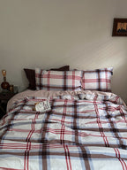 Hearth Plaid Brushed Cotton Duvet Cover Set original reference image 16