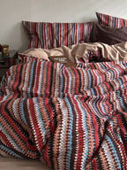 Hearth Plaid Brushed Cotton Duvet Cover Set original reference image 23