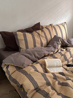 Hearth Plaid Brushed Cotton Duvet Cover Set original reference image 30
