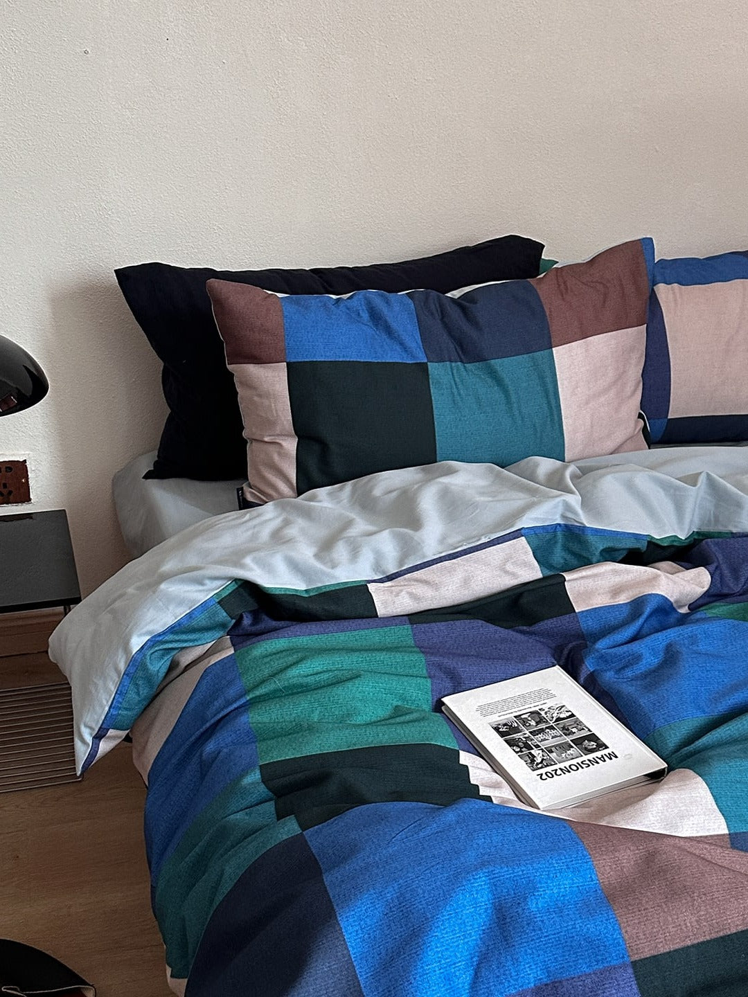 Hearth Plaid Brushed Cotton Duvet Cover Set original reference image 32