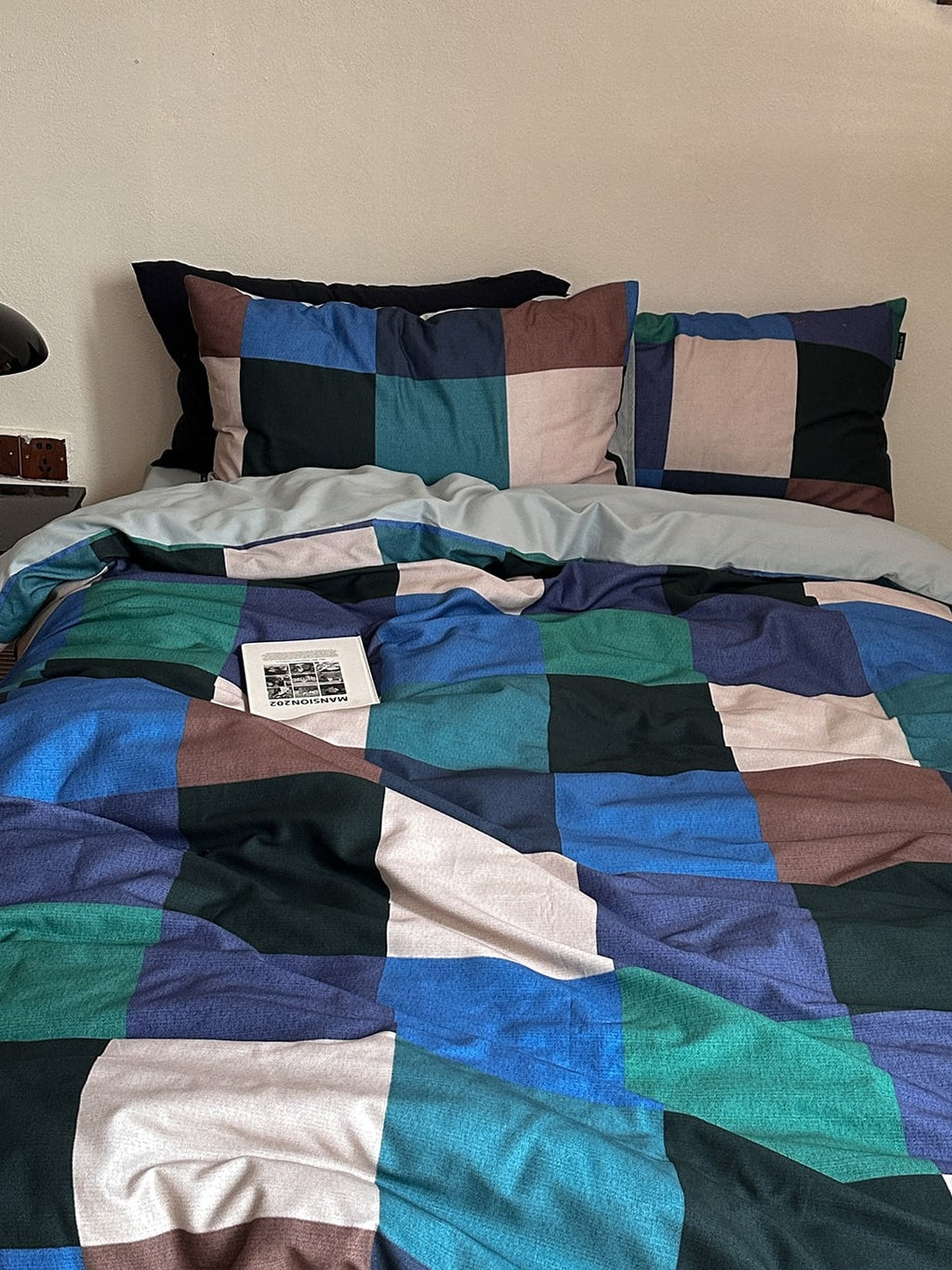 Hearth Plaid Brushed Cotton Duvet Cover Set original reference image 34