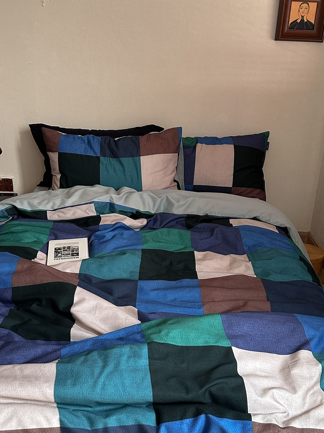 Hearth Plaid Brushed Cotton Duvet Cover Set original reference image 35