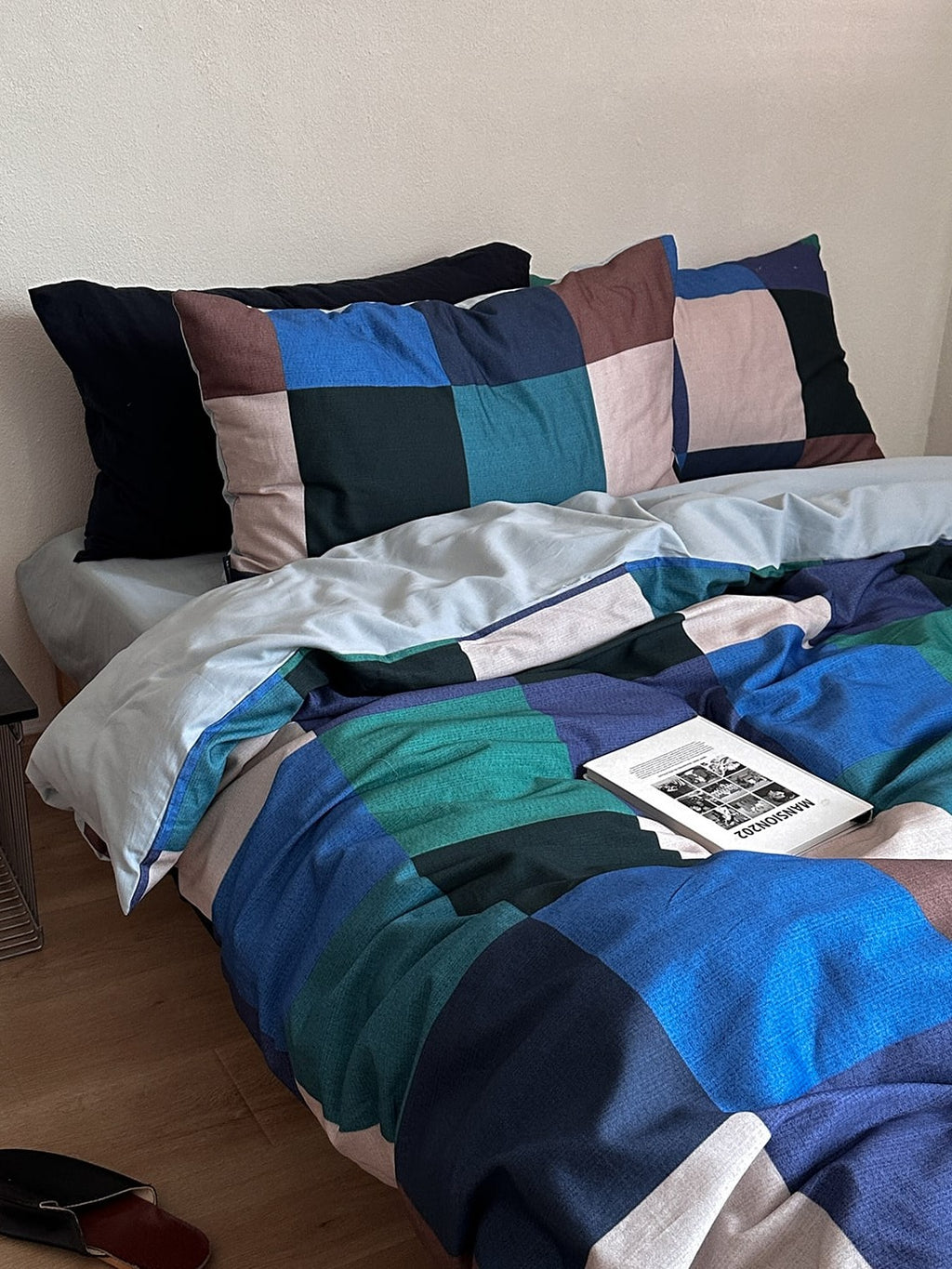 Hearth Plaid Brushed Cotton Duvet Cover Set original reference image 36