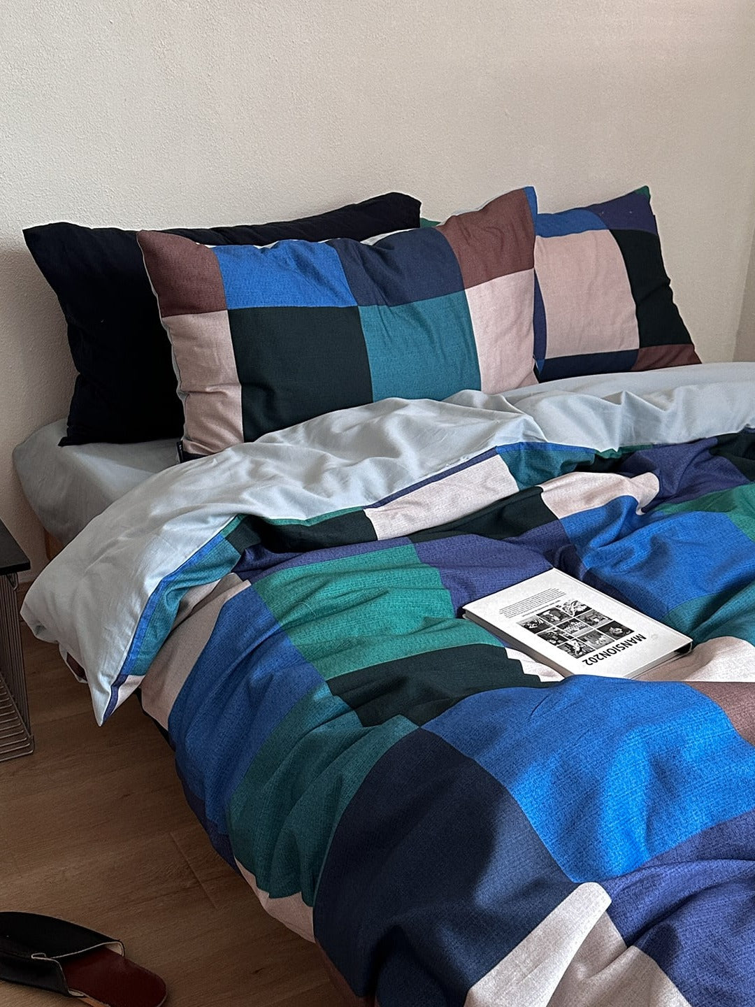 Hearth Plaid Brushed Cotton Duvet Cover Set original reference image 36