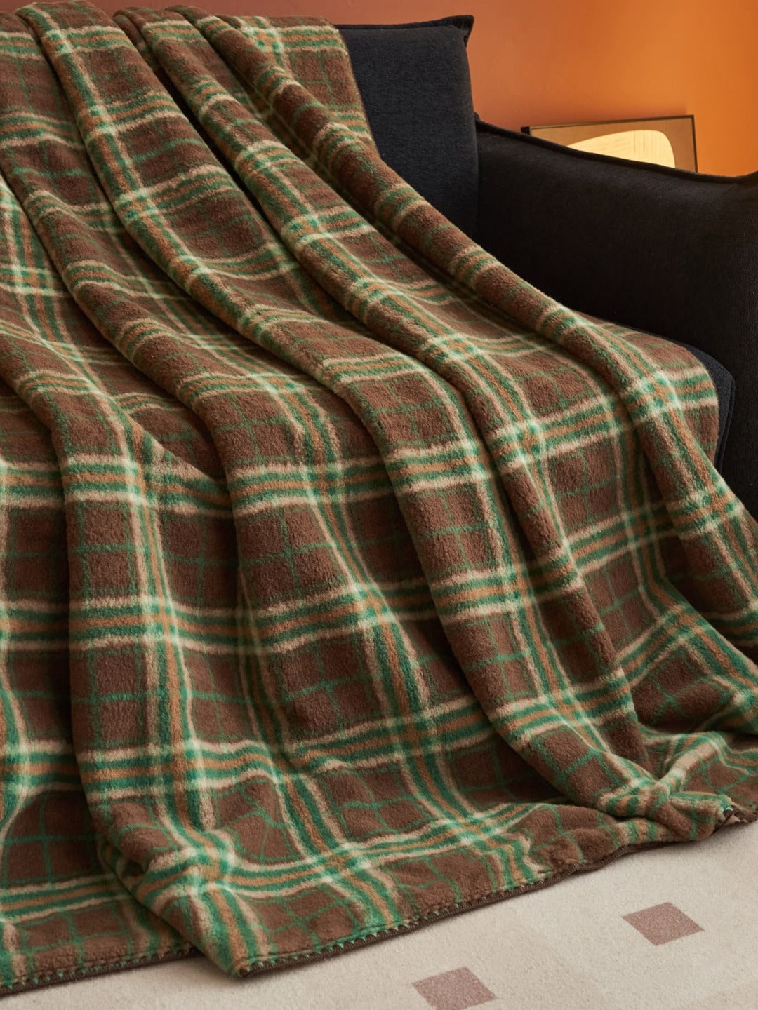 Heritage Plaid Double-Layer Fleece Throw Blanket original reference image 2
