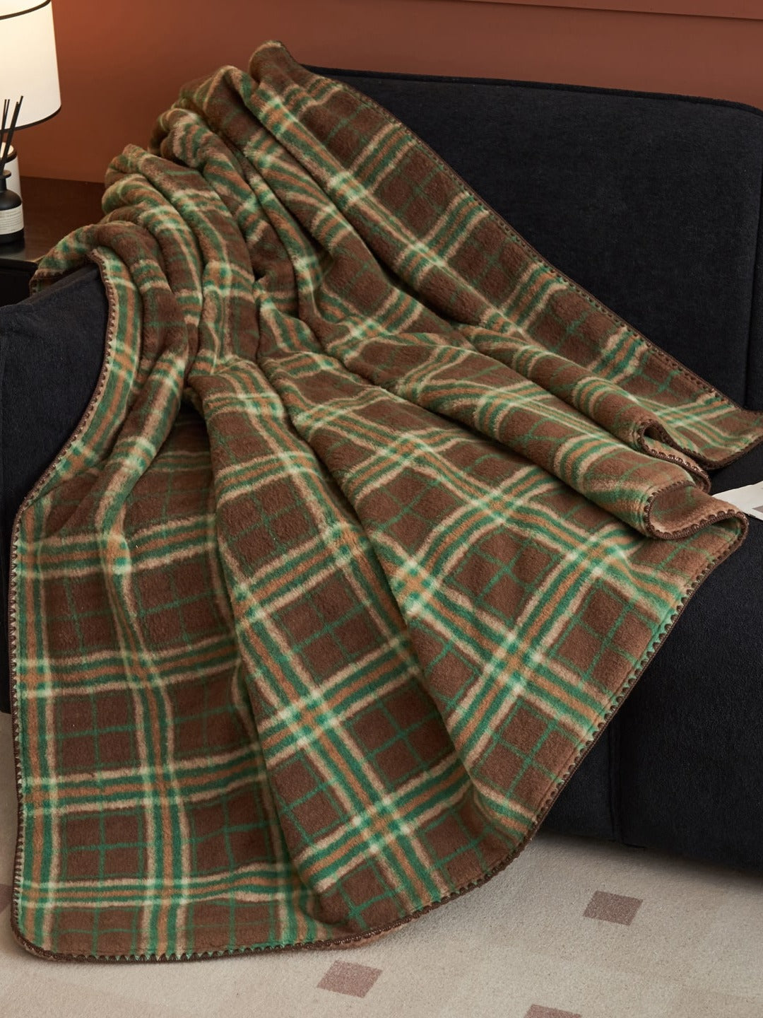 Heritage Plaid Double-Layer Fleece Throw Blanket original reference image 4
