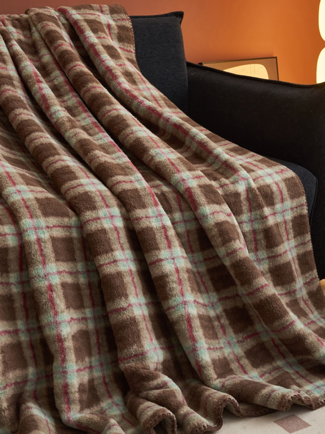 Heritage Plaid Double-Layer Fleece Throw Blanket original reference image 14