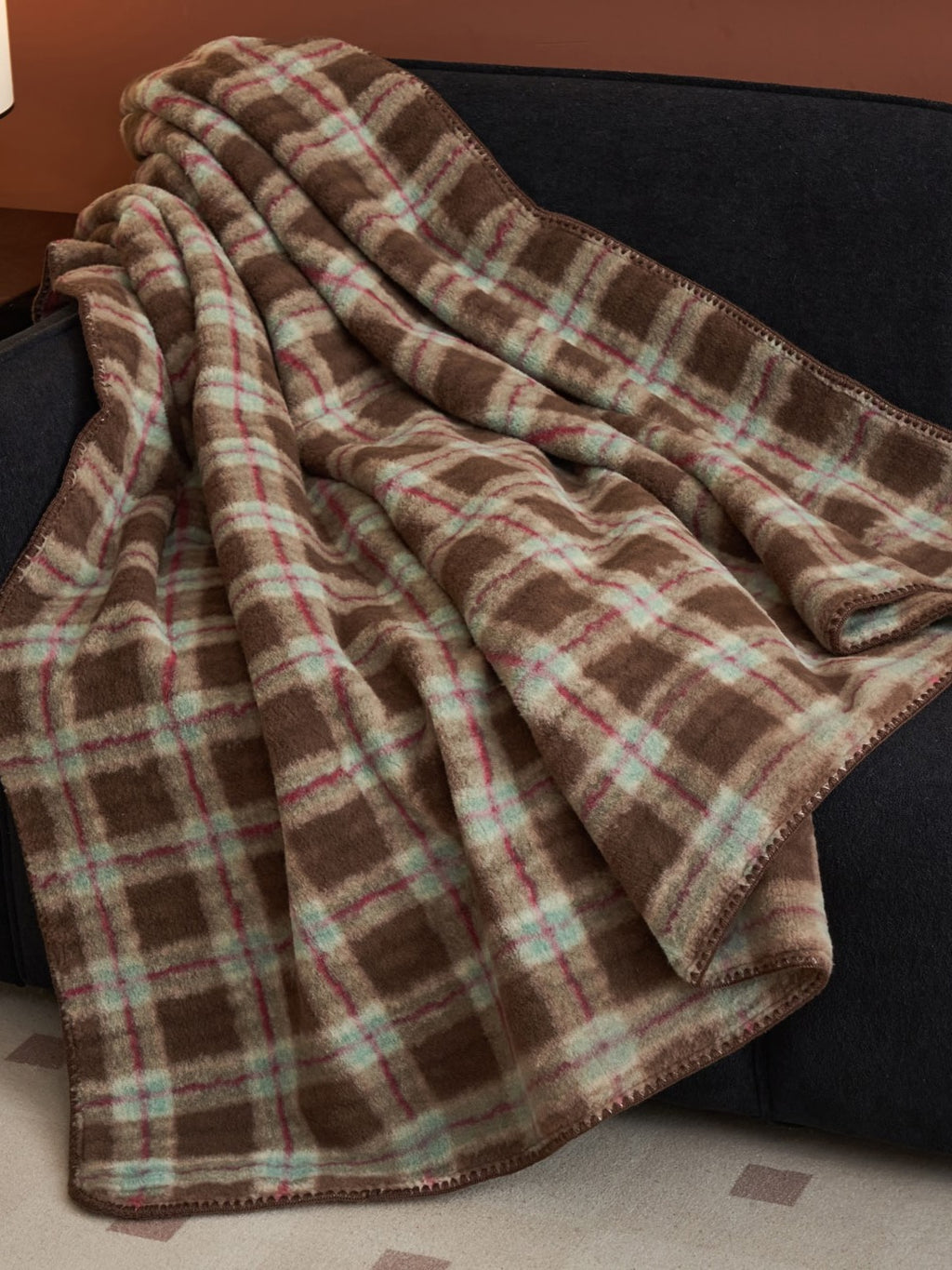 Heritage Plaid Double-Layer Fleece Throw Blanket original reference image 16