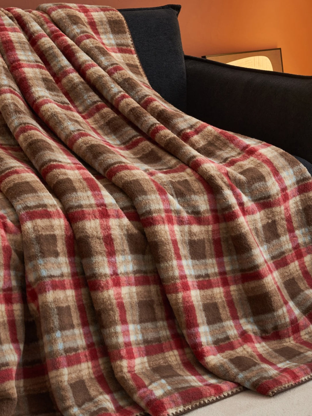 Heritage Plaid Double-Layer Fleece Throw Blanket original reference image 20