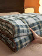 Heritage Plaid Double-Layer Fleece Throw Blanket original reference image 30